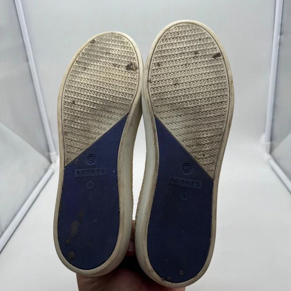 Rothy's‎ Women's Slip On Sneakers Yellow Knit Round Toe Comfort Size 10